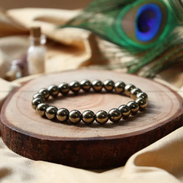 Raw Pyrite Bracelet - Image 3