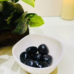 Black Obsidian Tumbles