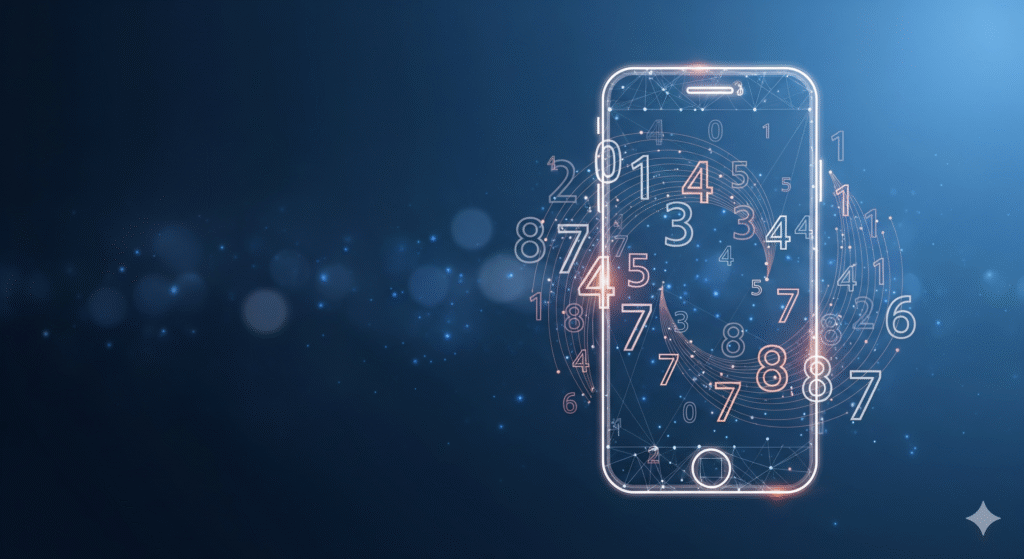 Mobile Numerology gemini generated image 8y6t4l8y6t4l8y6t